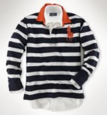 Ralph Lauren men polo shirt-long sleeve strip-No.656